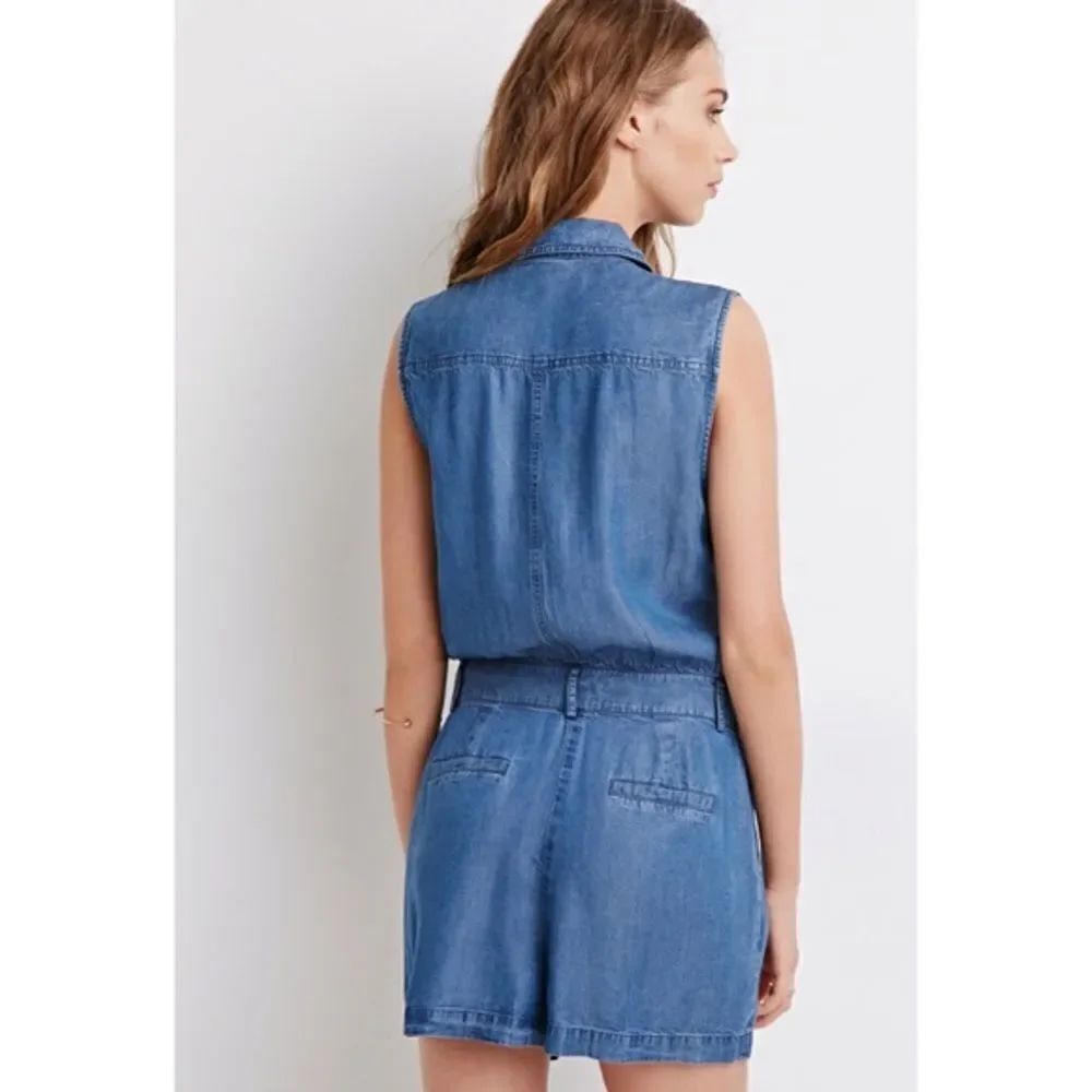 ✨Denim Utility Romper✨ - Picture 3 of 3
